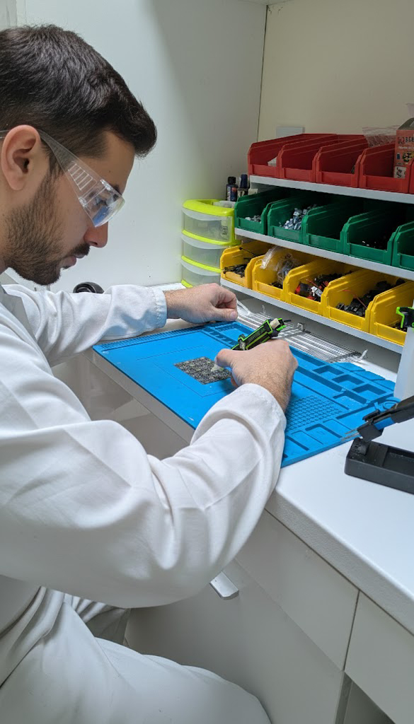 Дозатор в работе